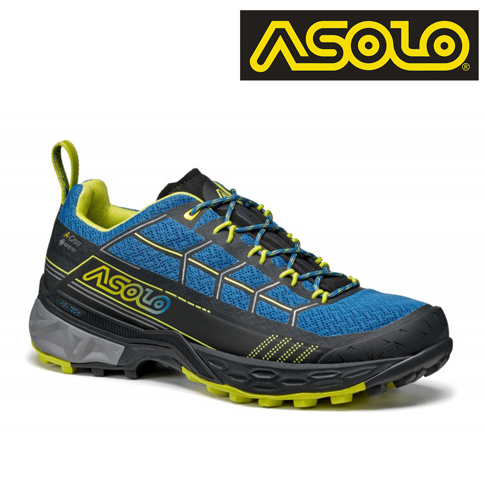ASOLO 男款 GTX 低筒越野疾行健行鞋 BACKBONE A40052/B053 魔幻藍