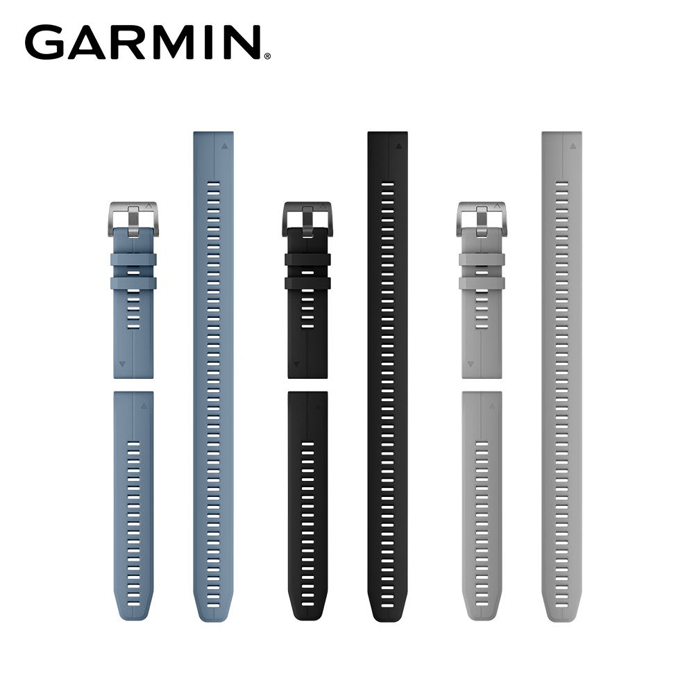 GARMIN QuickFit 22mm 矽膠錶帶