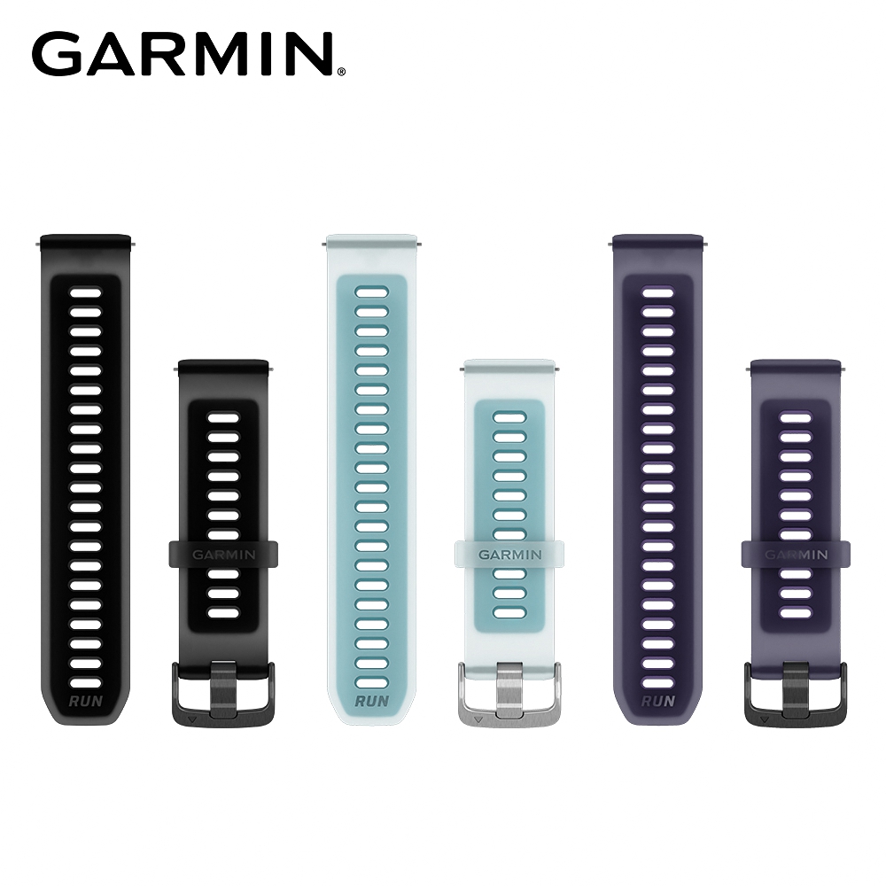 GARMIN Quick Release 22mm 矽膠錶帶