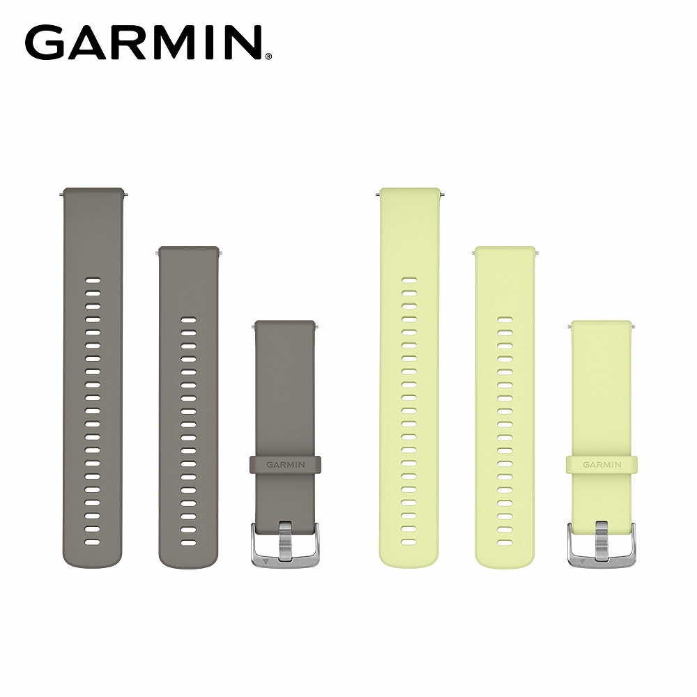 GARMIN Quick Release 18mm 矽膠錶帶