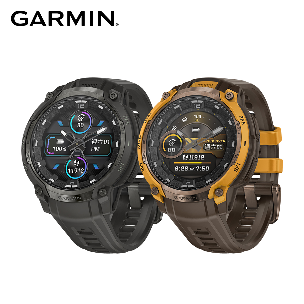 GARMIN INSTINCT Crossover AMOLED 實體指針GPS智慧錶 45mm
