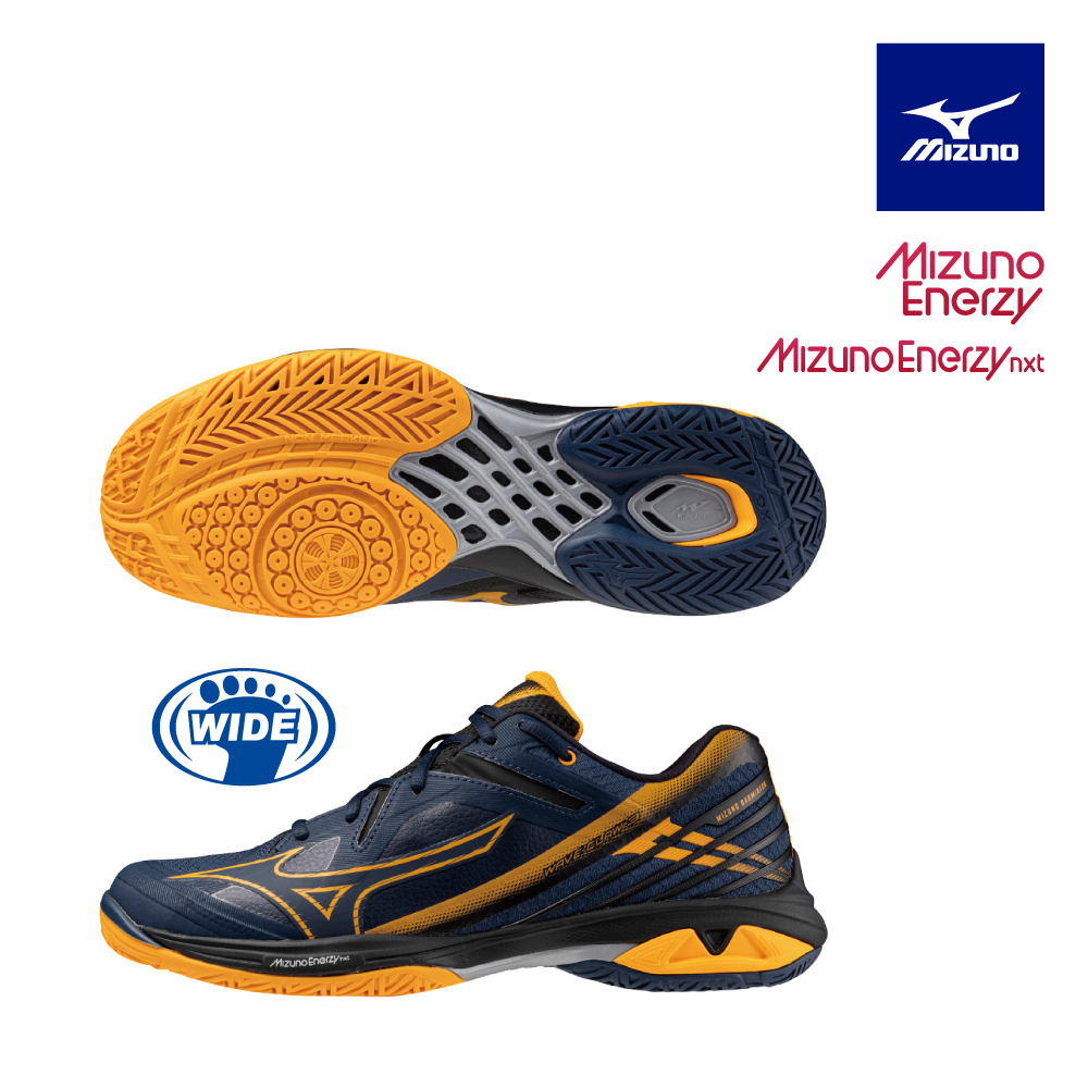 【MIZUNO 美津濃】WAVE CLAW 3 寬楦羽球鞋 71GA244311