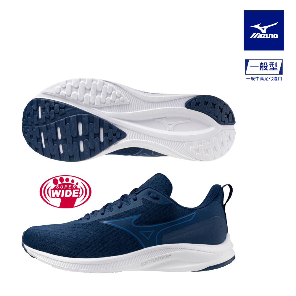 【MIZUNO 美津濃】MIZUNO ESPERUNZER 2 一般型超寬楦男款慢跑鞋 K1GA244451