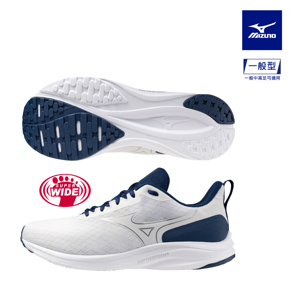 【MIZUNO 美津濃】ESPERUNZER 2 一般型超寬楦慢跑鞋 K1GA244453