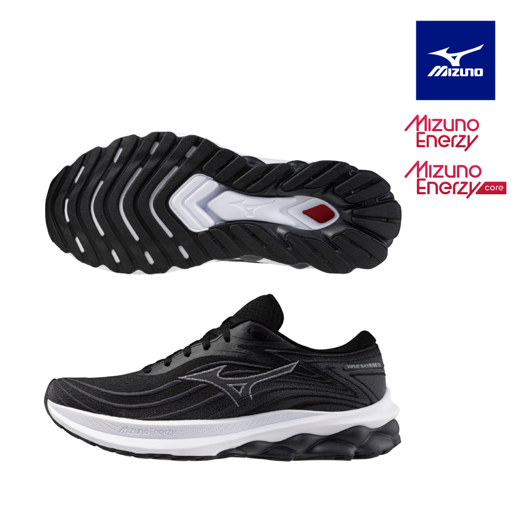 【MIZUNO 美津濃】WAVE SKYRISE 5 一般型男款慢跑鞋 J1GC240904