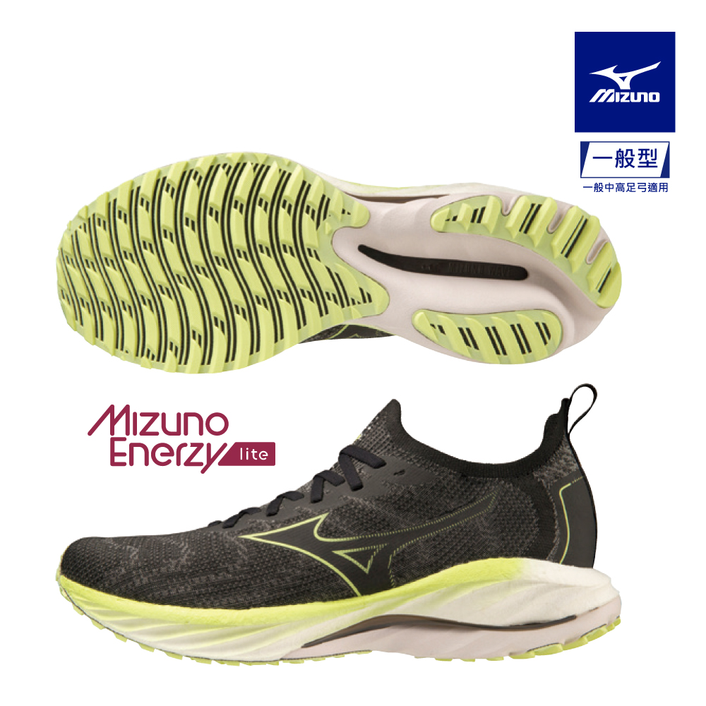 【MIZUNO 美津濃】WAVE NEO WIND 一般型男款慢跑鞋 J1GC227852