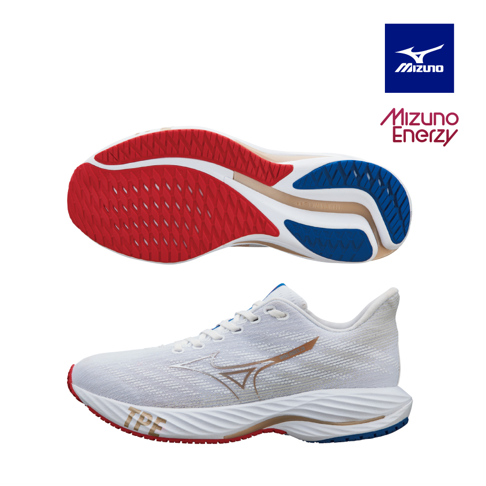 【MIZUNO 美津濃】WAVE RIDER 28 一般型男款慢跑鞋 J1GC245501