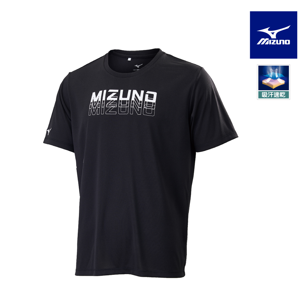 【MIZUNO 美津濃】男款短袖T恤 32TAB01009（黑）