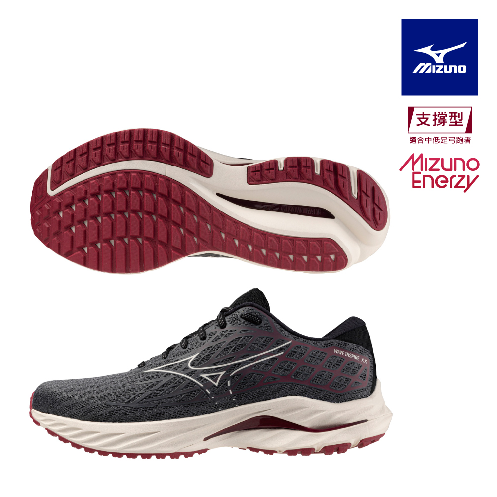 【MIZUNO 美津濃】WAVE INSPIRE 20 支撐型男款慢跑鞋 J1GC244453