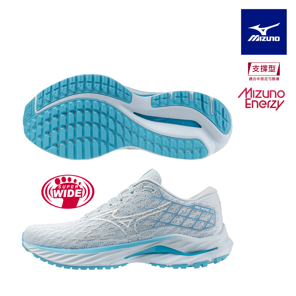 【MIZUNO 美津濃】WAVE INSPIRE 20 支撐型女款慢跑鞋 J1GD244671