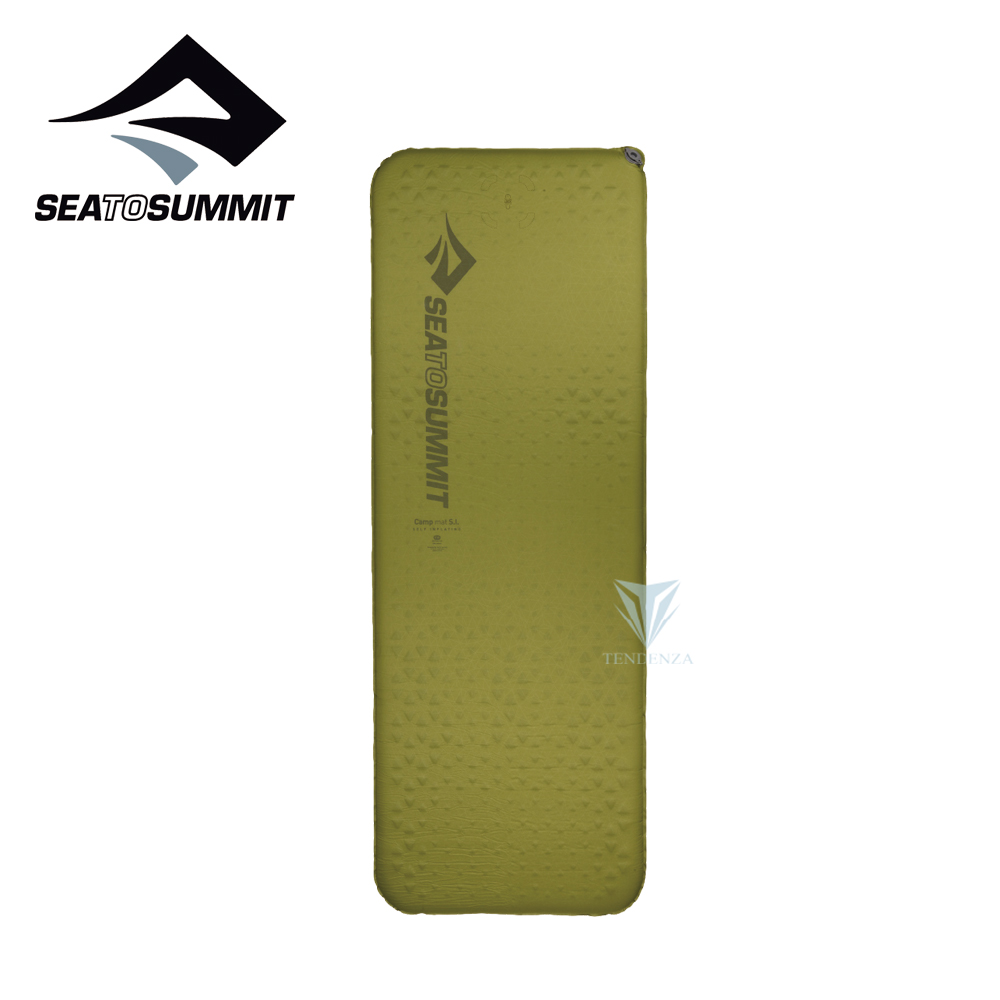 Sea to summit 自動充氣睡墊-野營系列-方 橄欖綠
