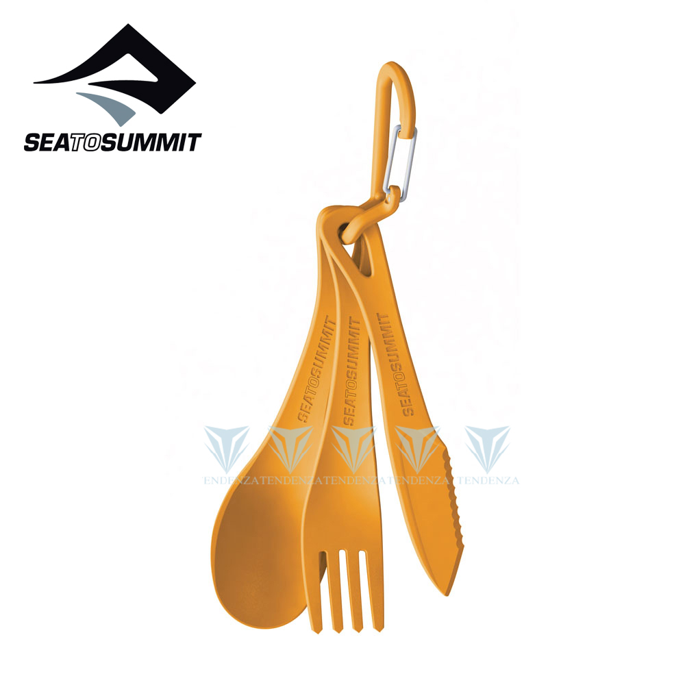 Sea to summit Delta 餐具套裝(刀、叉、湯匙) 橘