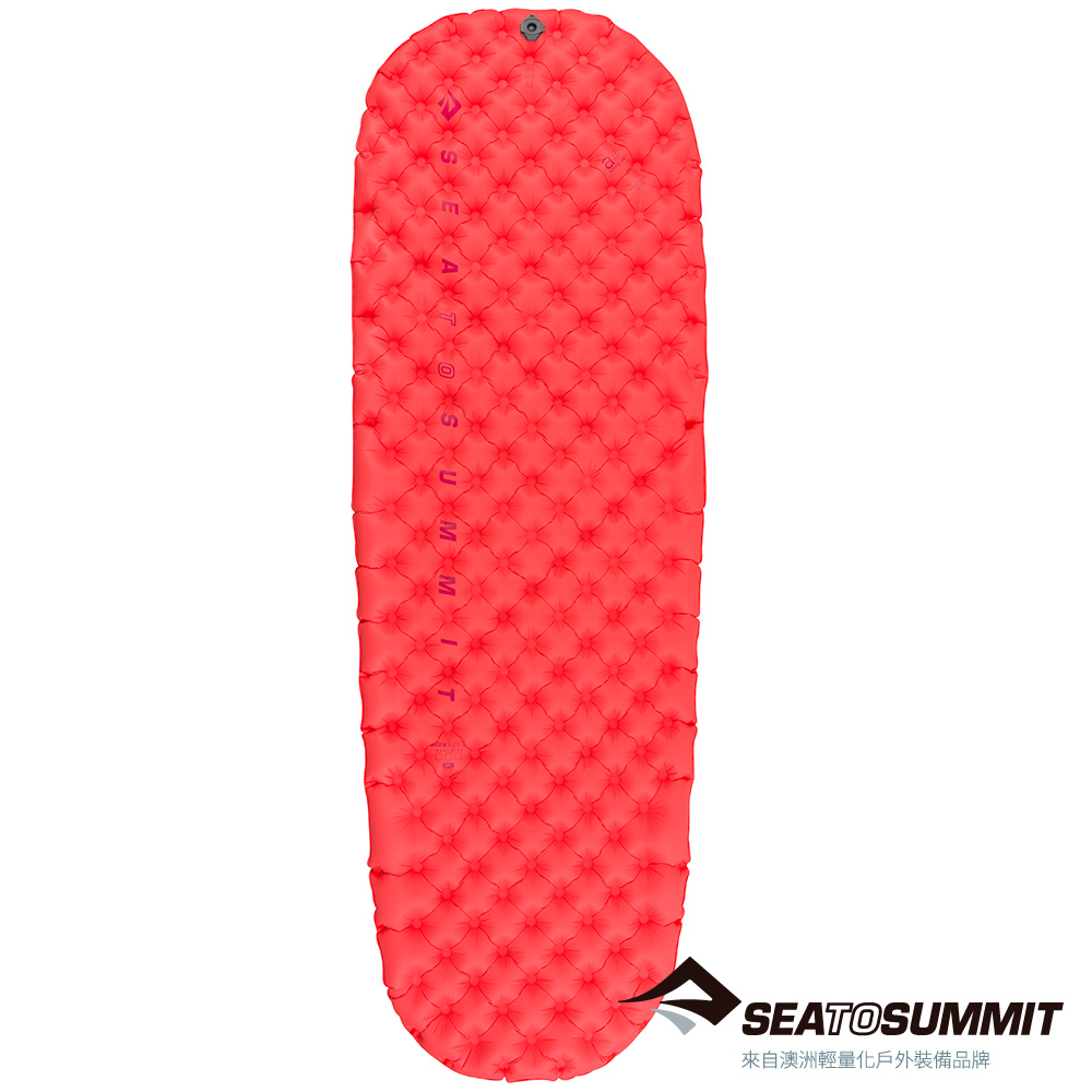 【澳洲SEA TO SUMMIT】超輕量系列睡墊-加強版女-R 椒紅(充氣袋,維修貼,枕貼)STSAMULINS WR