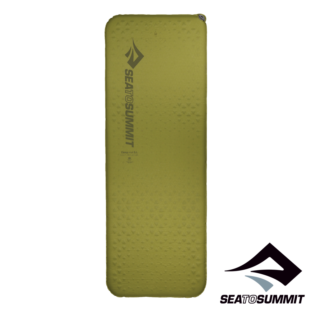 【Sea to Summit】自動充氣睡墊-野營系列-方 橄欖綠