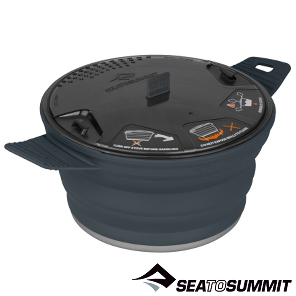 【Sea to Summit】X-摺疊鍋 2.8L 碳灰