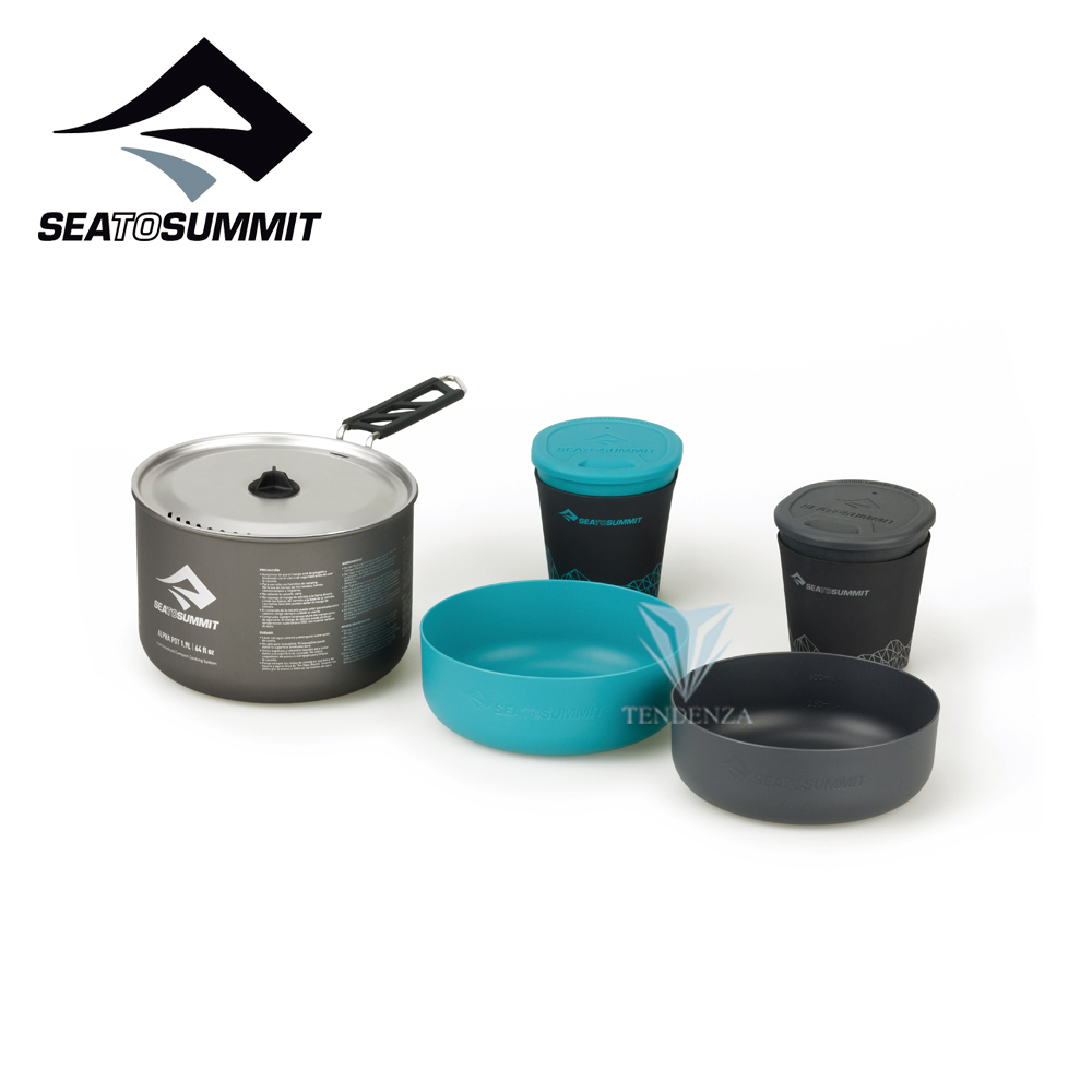 Sea to summit Alpha 折疊鍋具組-含2人餐具組-2.1