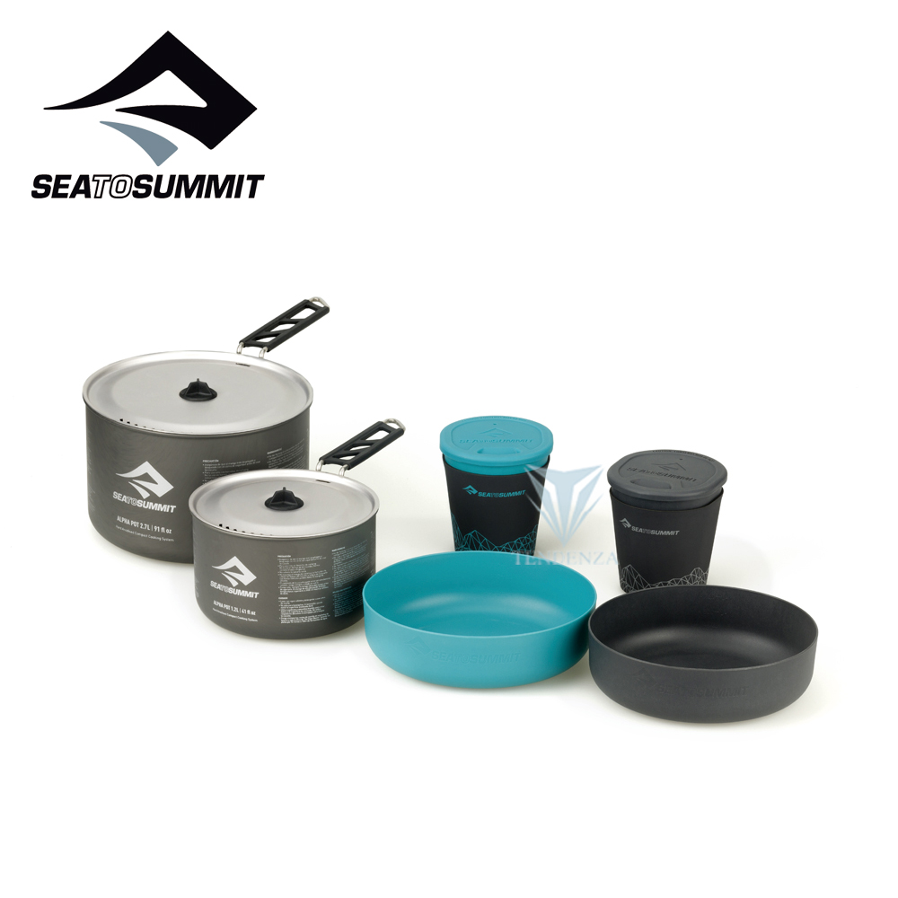 Sea to summit Alpha 折疊鍋具組-含2人餐具組-2.2