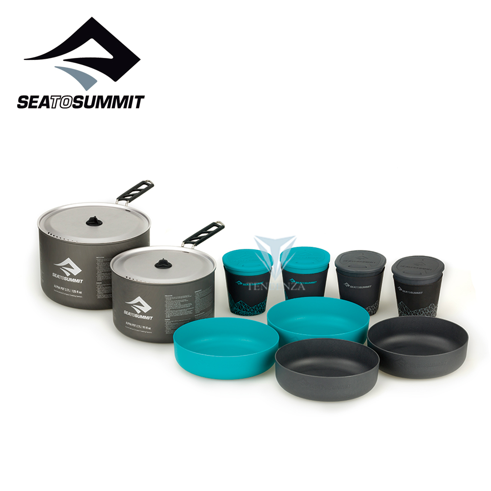 Sea to summit Alpha 折疊鍋具組-含4人餐具組-4.2
