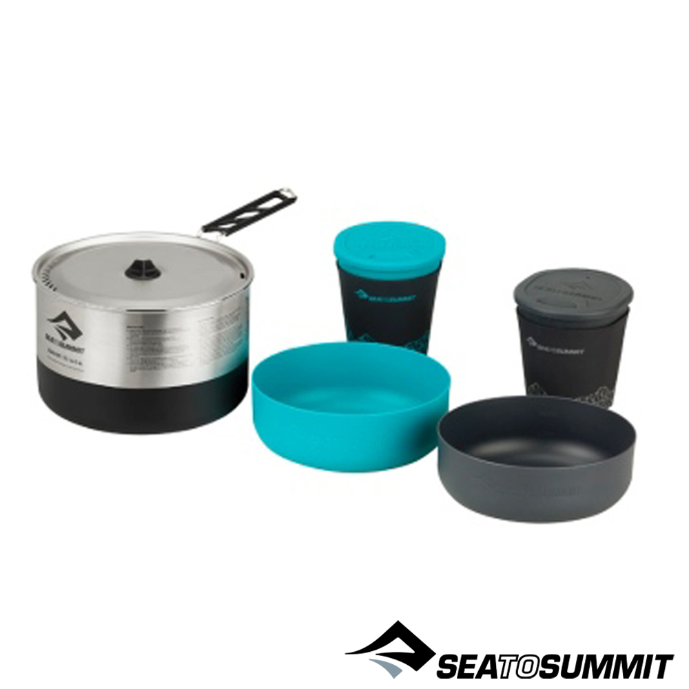【Sea to Summit】Sigma 折疊鍋具組-2.1(含2人餐具組)
