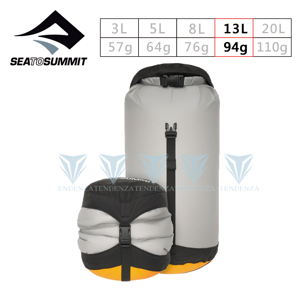 Sea to summit 30D eVent 輕量可壓縮式透氣收納袋-13L