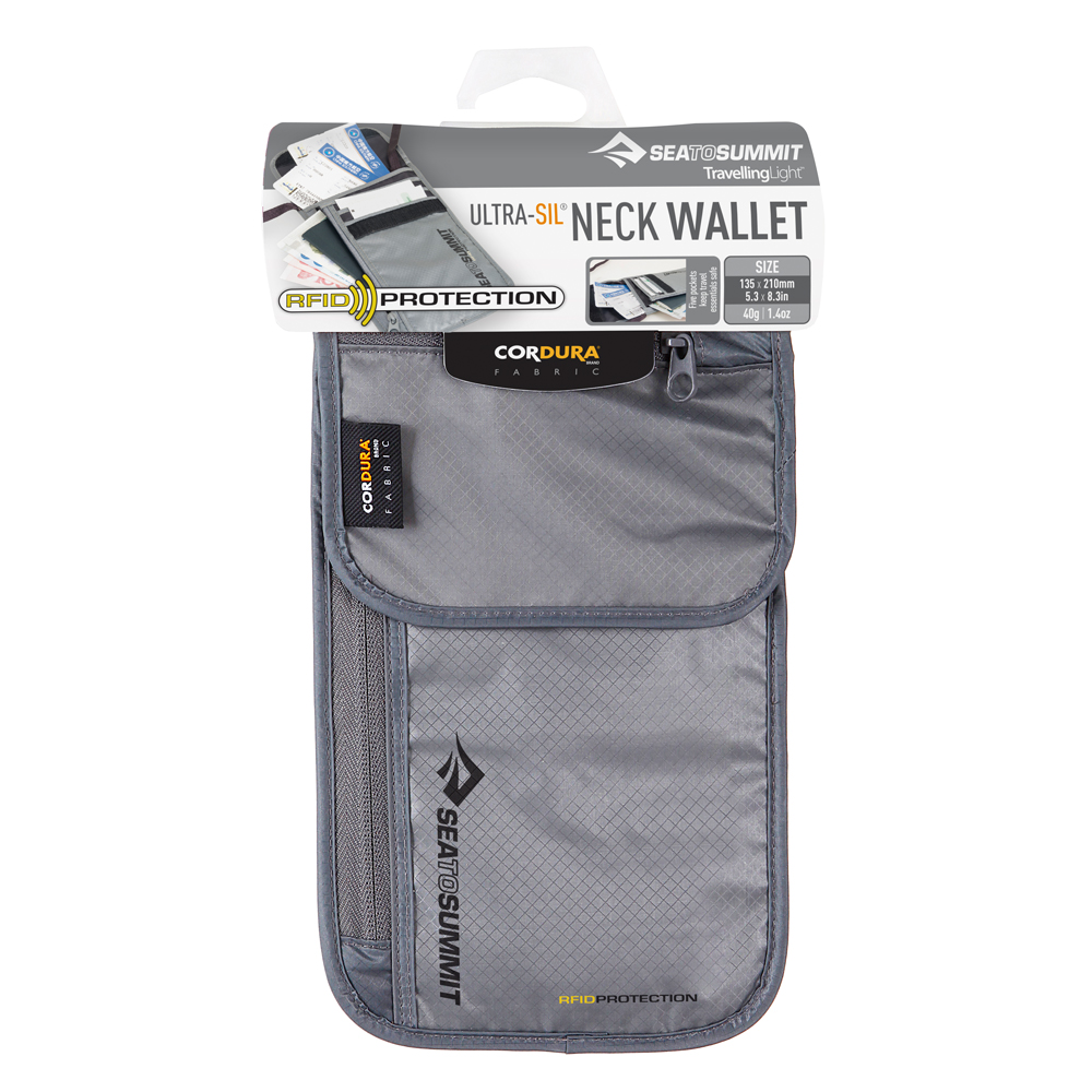 RFID 旅行安全頸掛式證件袋 5袋口