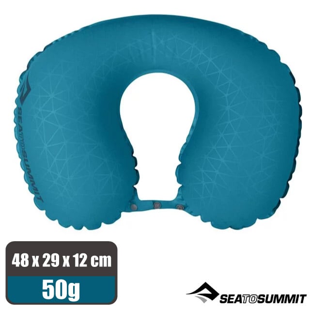 【Sea To Summit】20D 充氣頸枕2.0(50g).符合人體工學.靠枕.U型枕 STSAPILULYHAAQ 水藍