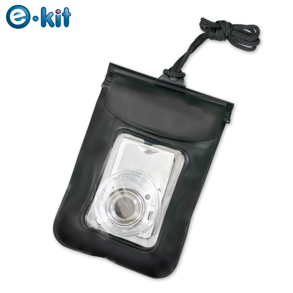 逸奇e-Kit 伸縮鏡頭相機專用防水袋1米保護套-黑色/粉色 SJ-B001_BK