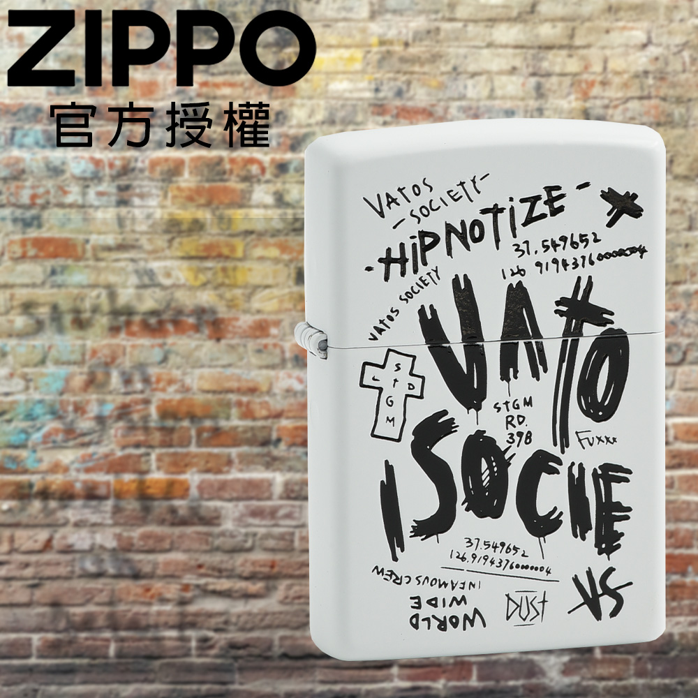 ZIPPO Graff_WH 英文塗鴉(品牌聯名)防風打火機