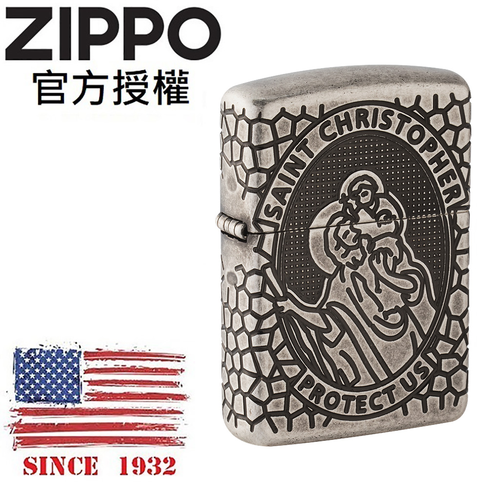 ZIPPO ArmorR St. Christopher Metal Design 聖克里斯多福(加厚版)防風打火機