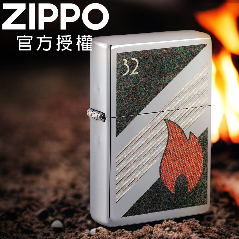 ZIPPO Zippo 32 Flame Design Zippo火焰1932年創立防風打火機