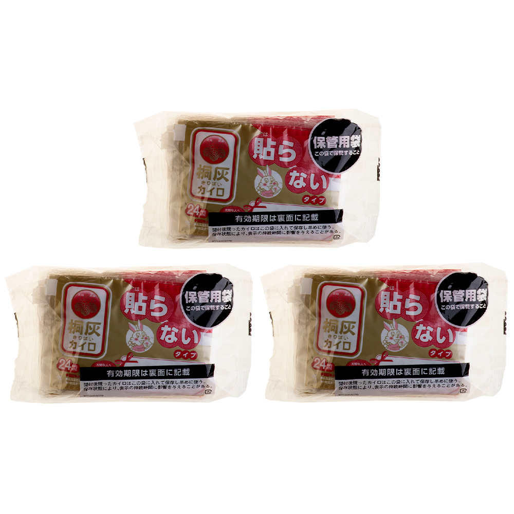 日本小林製藥 小白兔 手握式暖暖包 24小時 (3包30片)