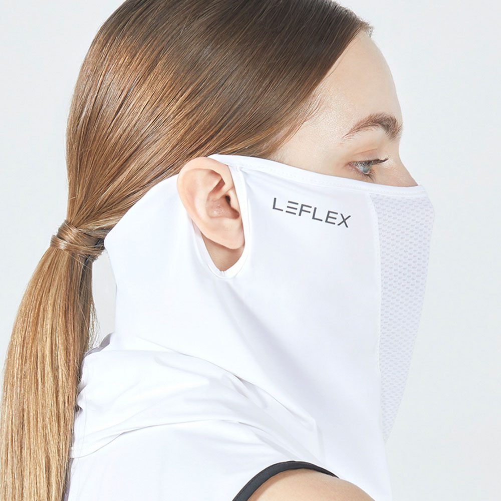 《真心良品》韓國LEFLEX高爾夫運動防曬面罩-2入組