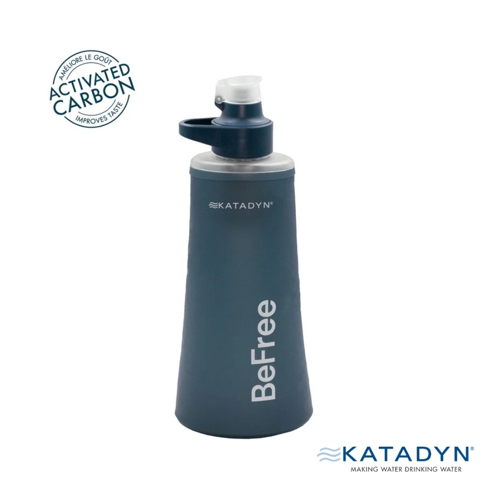 KATADYN 淨水裝置 BeFree AC 個人隨身濾水器 1.0L 岩石藍 Slate Blue 8021402