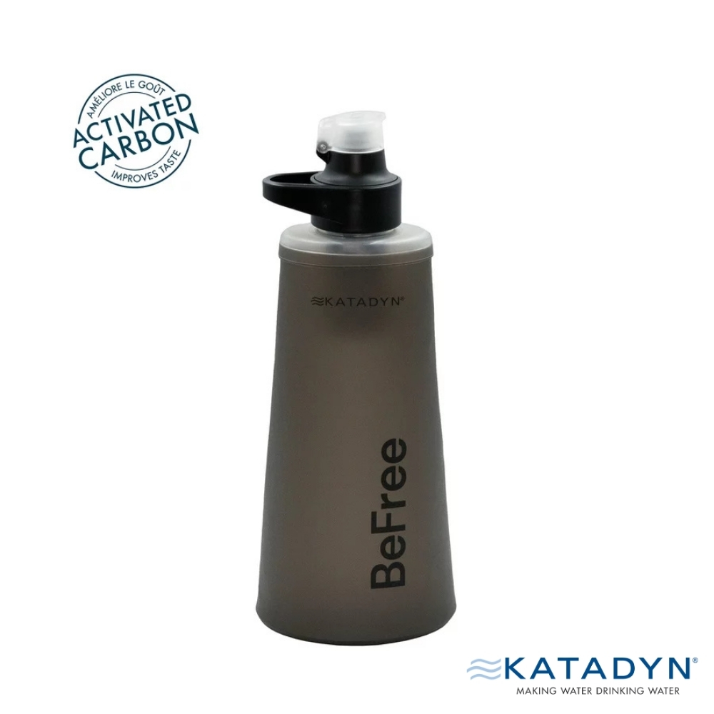 KATADYN 淨水裝置 BeFree AC 個人隨身濾水器加厚款 1.0L 經典黑 Black 8021403