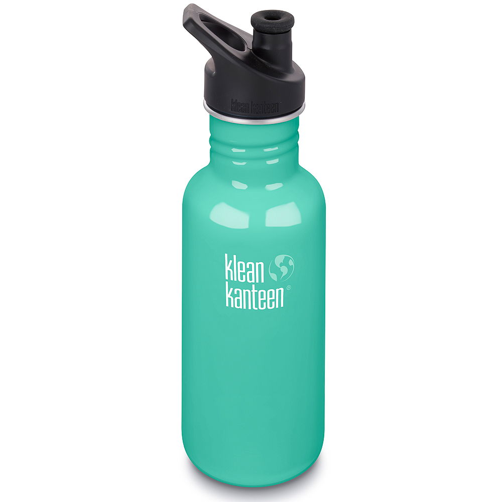 美國Klean Kanteen不鏽鋼冷水瓶532ml-海波綠