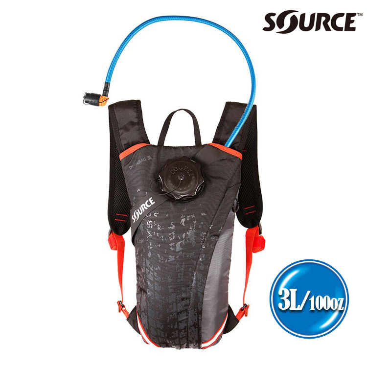 SOURCE 強化型水袋背包 Durabag Pro 2020 2052148703/3L/Grey-Black/灰黑