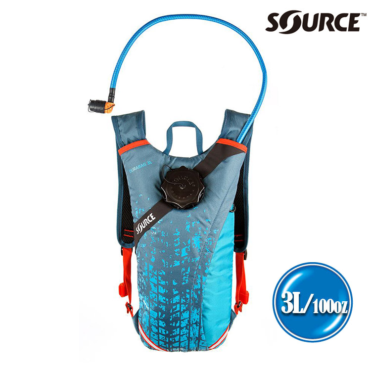 SOURCE 強化型水袋背包 Durabag Pro 2020 2052148803/3L/Coral Blue/珊瑚藍