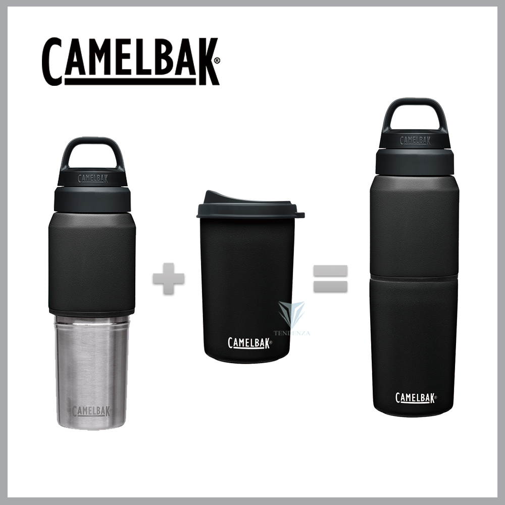 CamelBak CB2412001051 - 500ml MultiBev 二合一不鏽鋼隨行保溫瓶(保冰)-經典黑