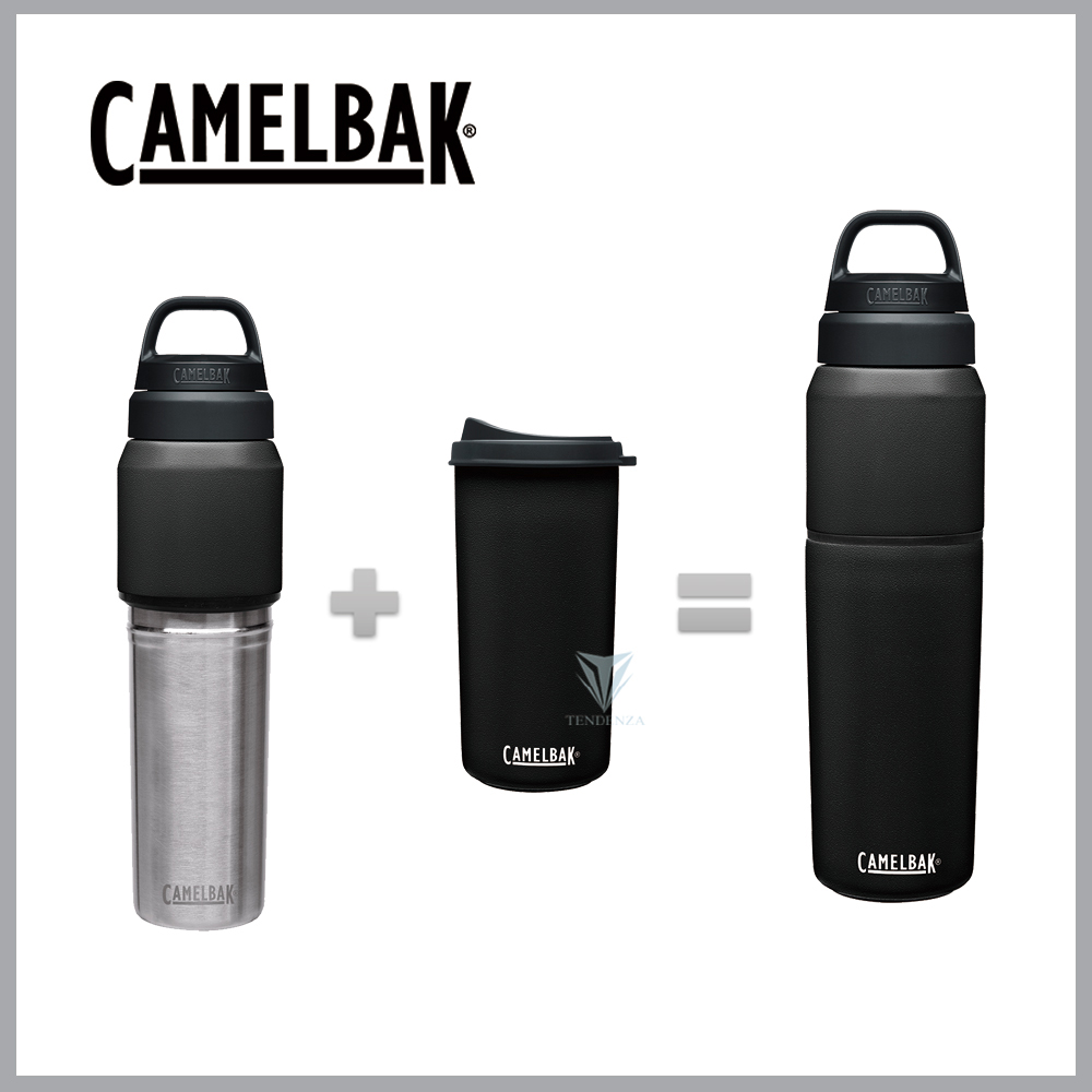 CamelBak CB2424001065 650ml MultiBev 二合一不鏽鋼隨行保溫瓶(保冰)-經典黑