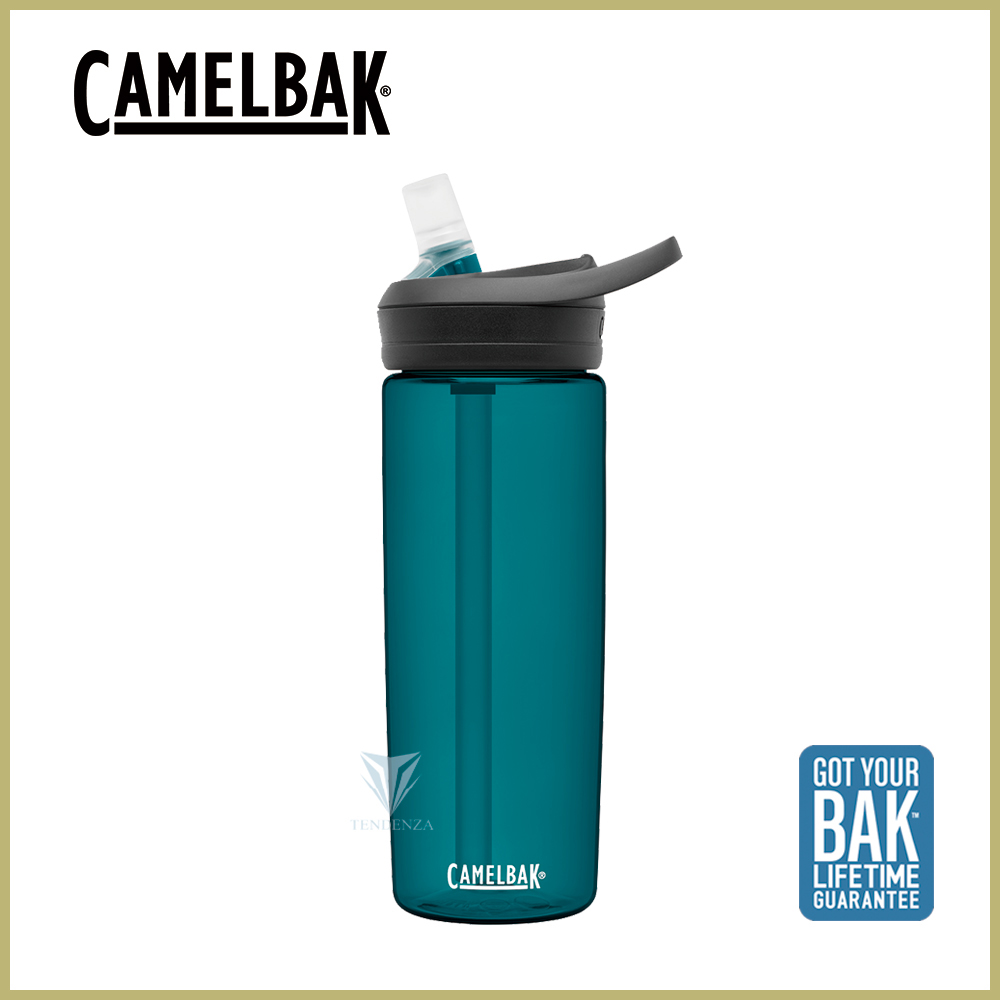 CamelBak 600ml eddy+多水吸管水瓶 潟湖藍