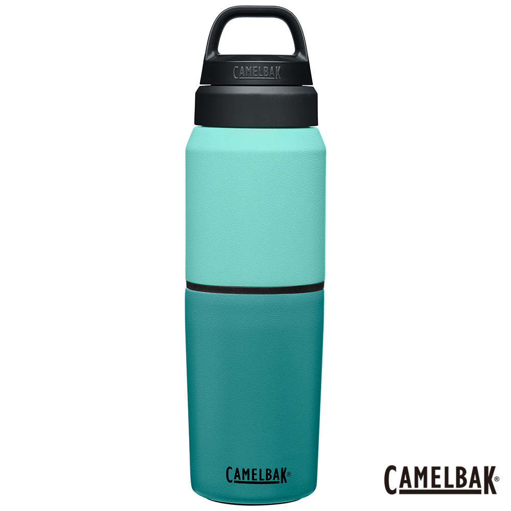 【美國 CamelBak】500ml MultiBev二合一不鏽鋼隨行保溫瓶(冰)冰綠 #杯子 #水壺 #水瓶