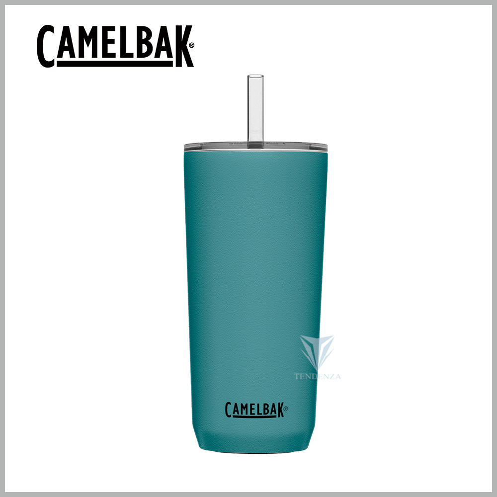 CamelBak 600ml Straw Tumbler 雙層不鏽鋼吸管杯(保冰) 潟湖藍