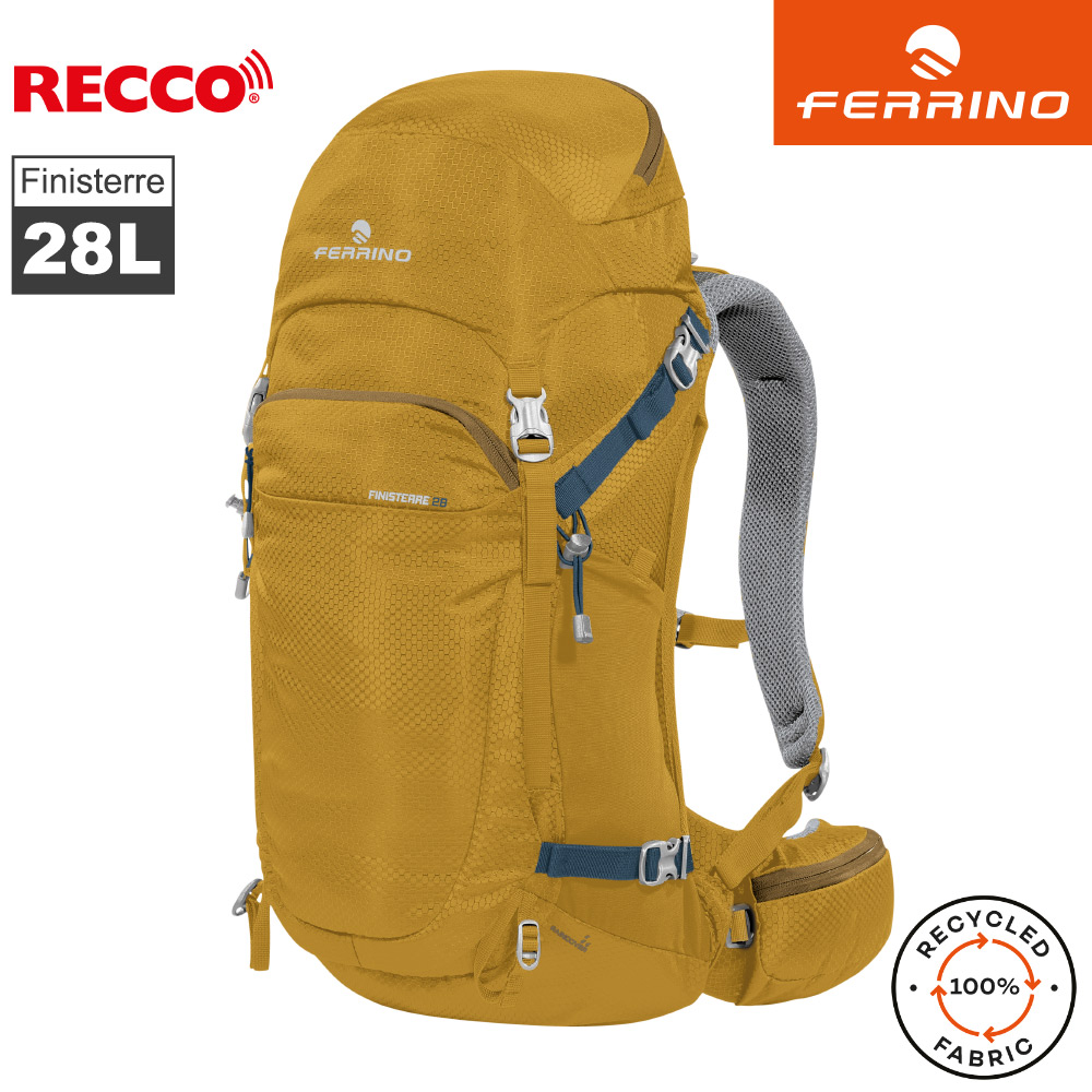 Ferrino Finisterre 28 登山健行網架背包 75741 / MGG鵝黃