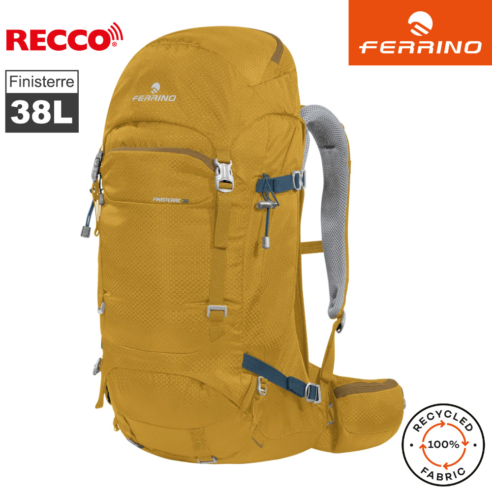 Ferrino Finisterre 38 登山健行網架背包 75742 / MGG鵝黃