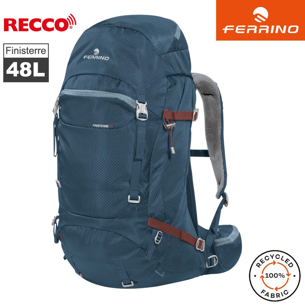 Ferrino Finisterre 48 登山健行網架背包 75743 / MBB深藍