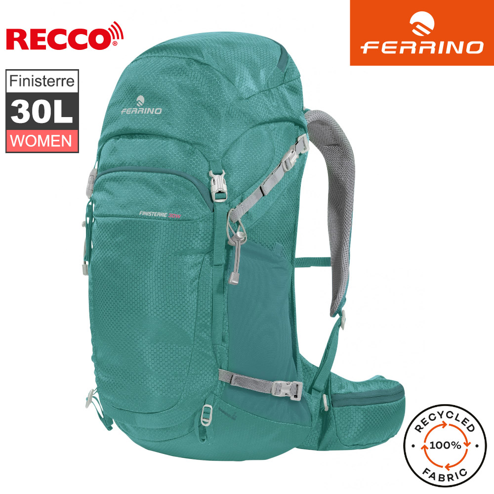 Ferrino Finisterre 30 Lady 女登山健行網架背包 75744 / MTT湖水綠