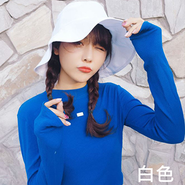 【BeOK】日系 涼夏圓盤遮陽帽 防曬帽 白色
