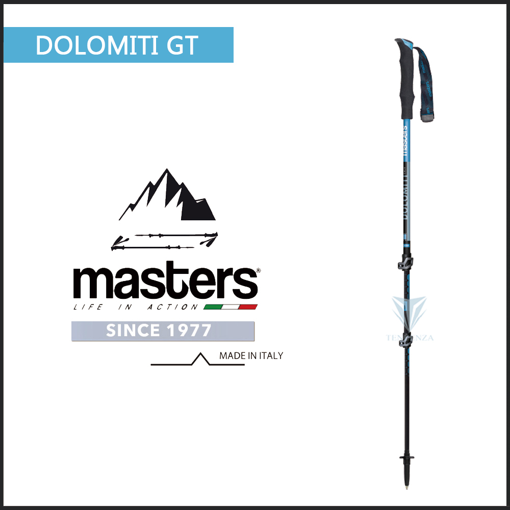 【義大利 masters】Dolomiti/GT輕量卡魯快拆 1入 - 黑藍