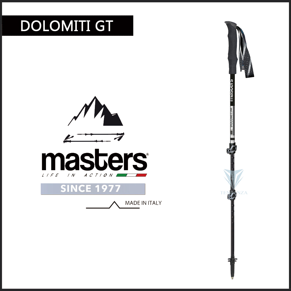 【義大利 masters】Dolomiti/GT輕量卡魯快拆 1入 - 黑