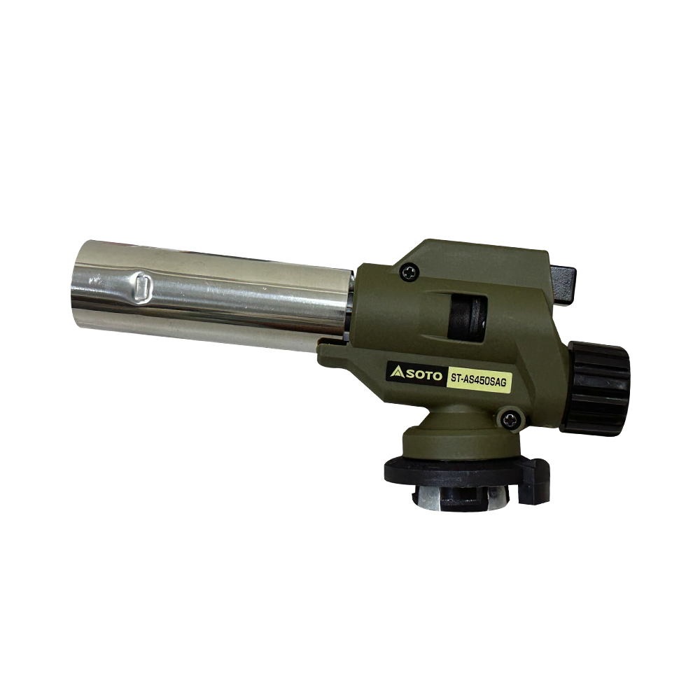 日本SOTO 溫控瓦斯噴槍-軍綠 ST-AS450SAG 【臺灣限定色】